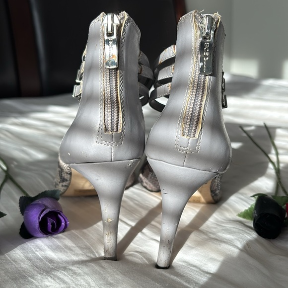 BCBGeneration Snake Print Heels - Picture 10 of 11